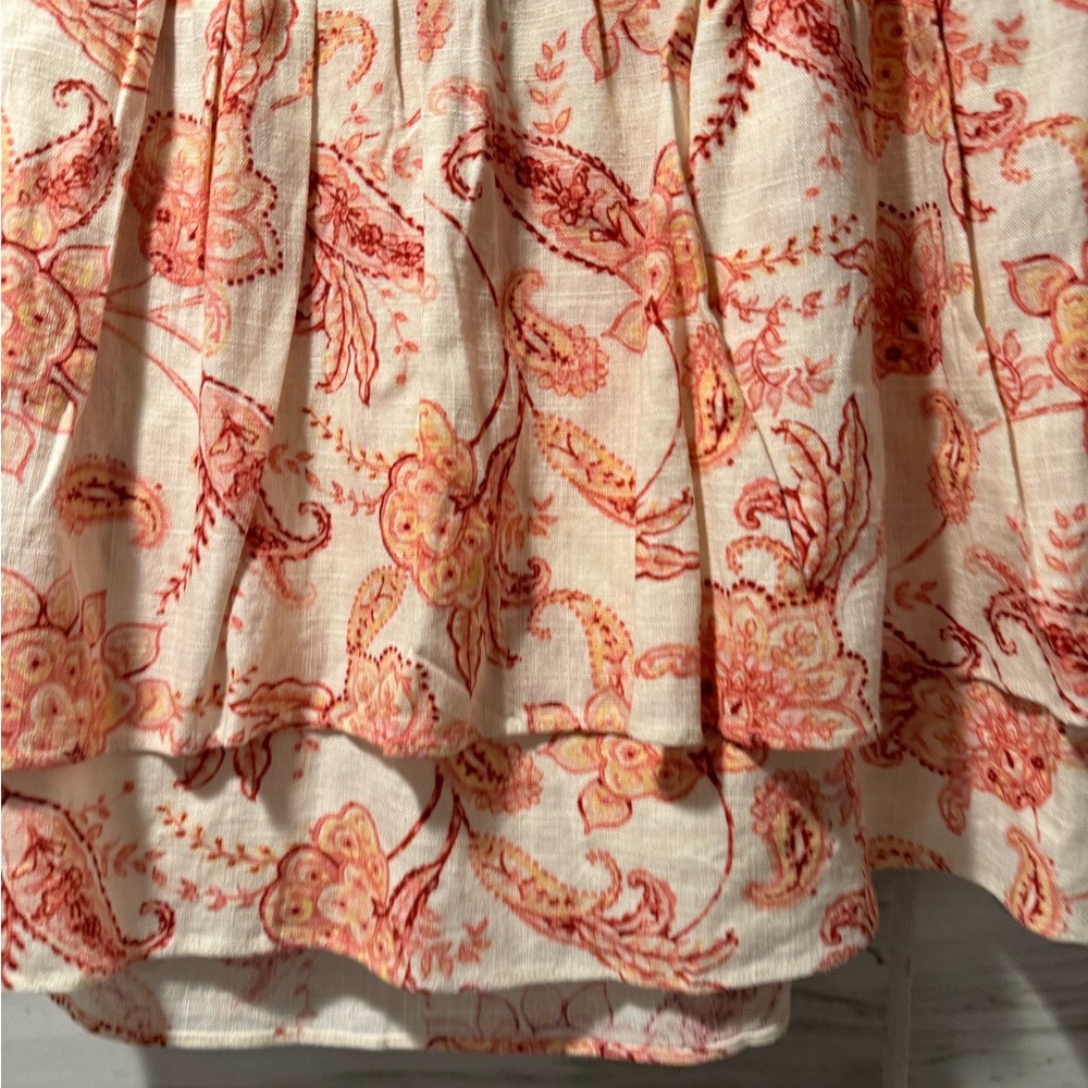 Express NWT Linen-Blend Printed Tiered Ruffle
Mini Skirt Size 12 - Picture 4 of 13